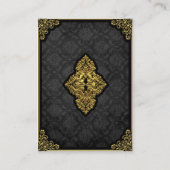 Gold Ace of Hearts Visitekaartje (Achterkant)