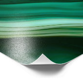 Gold Adern: Digitale Hommage an grüne Mineralien Foto Afdruk (Hoek)