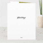 Gold African American Couple Jubileum Card Kaart (Achterkant)