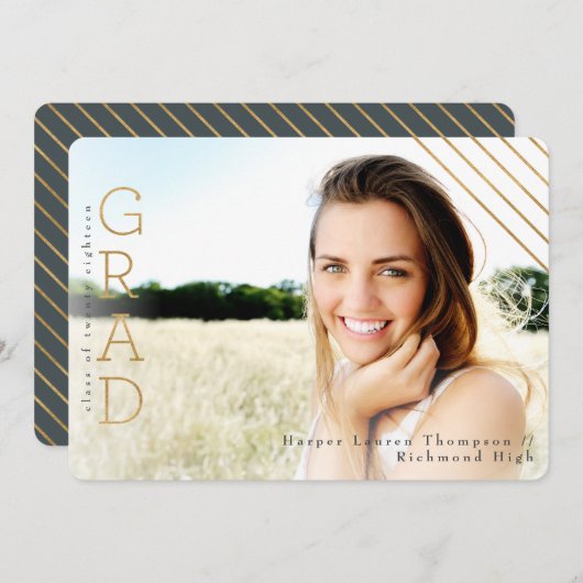 GOLD AFSTUDEERDER AANKONDIGING (Voorkant / Achterkant)