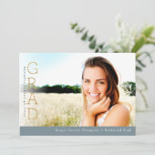 GOLD AFSTUDEERDER AANKONDIGING (Staand voorkant)