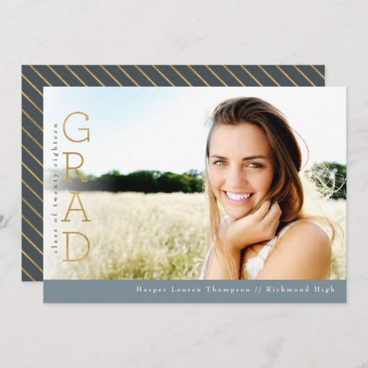 GOLD AFSTUDEERDER AANKONDIGING (Voorkant / Achterkant)