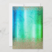 Gold Afstudeerder Pet, Gold Diamonds Green Afstude Kaart (Achterkant)