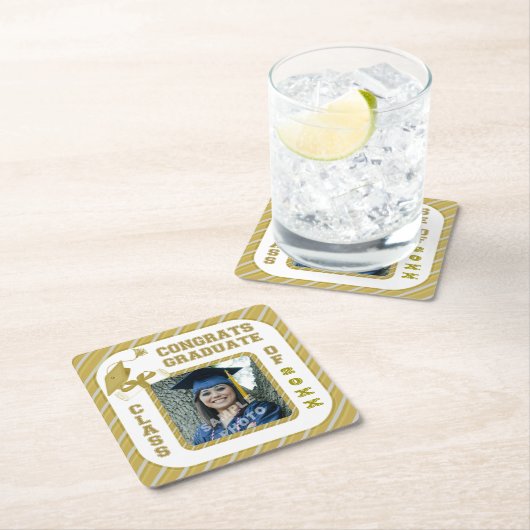 Gold Afstuderen Afstuderen Onderzetters van de Sch (Insitu)