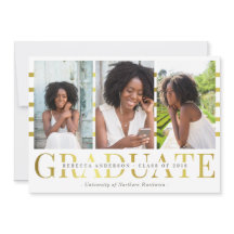 Gold Afstuderen bekendmaking Afstuderen foto's