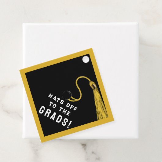 Gold Afstuderen-congraties Bedankjes Labels (In situ)