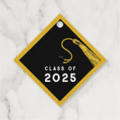 Gold Afstuderen-congraties Bedankjes Labels (Achterkant)