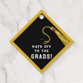 Gold Afstuderen-congraties Bedankjes Labels (Voorkant)