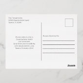 Gold Afstuderen foto uitnodiging Sjabloon (Achterkant)