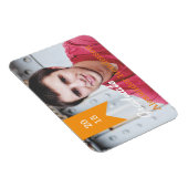 Gold Afstuderen Fotoaankondiging Magnet Magneet (Rechterzijde)