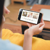 Gold Afstuderen kalligrafie QR Code Sociale media Kaart