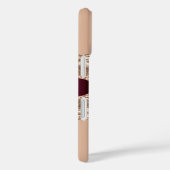 Gold agate marble naamscript Case-Mate iPhone case (Achterkant / Rechts)