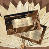 Gold Agate Visitekaartje