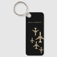 Gold Airplanes Aviation