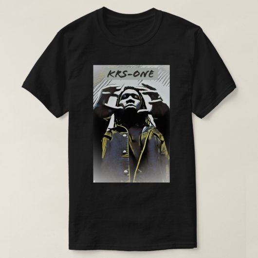 Gold Album geïnspireerd door KRS ONE T-shirt (Design voorkant)