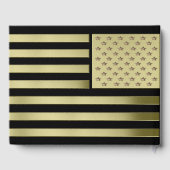 Gold American Flag Gastenboek (Achterkant)