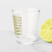 Gold American Flag Shot Glas (Rechts)