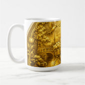Gold Amsterdam Arched Bridges Charm Koffiemok (Links)