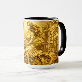 Gold Amsterdam Arched Bridges Charm Mok