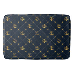 Gold Anchor Badmat