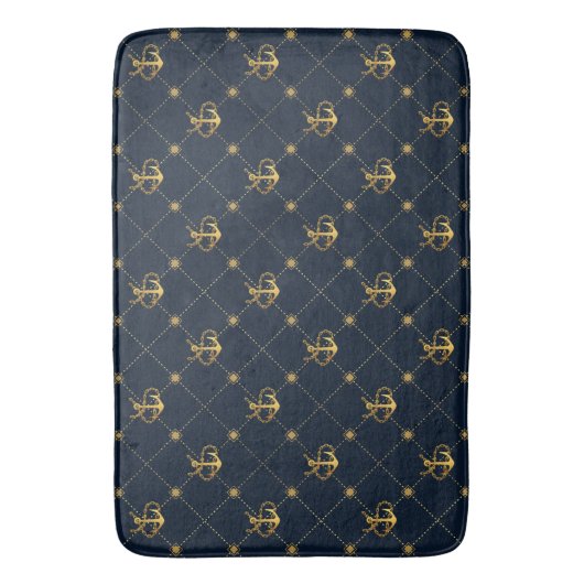 Gold Anchor Badmat (Voorkant Verticaal)