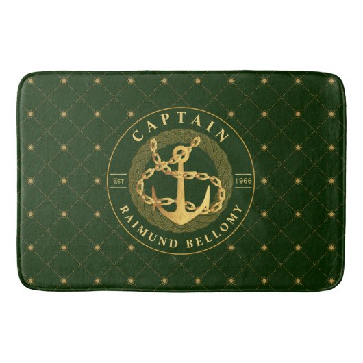 Gold Anchor Badmat (Voorkant)