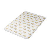 Gold Anchor Bathroom Bath Mat (Gekanteld)