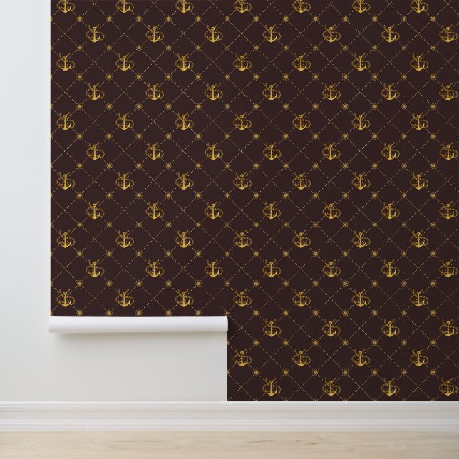 Gold Anchor Behang (Applicatie)