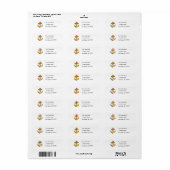Gold Anchor Etiket (Full Sheet)