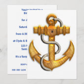 Gold Anchor Kaart (Voorkant / Achterkant)