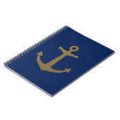 Gold Anchor Notitieboek (Linkerzijde)
