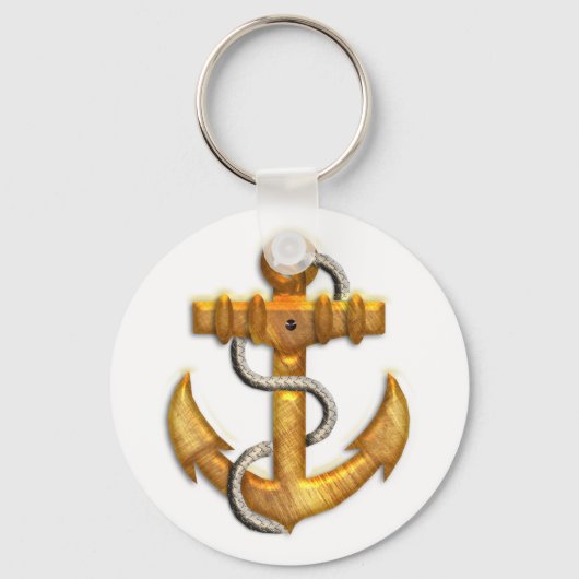 Gold Anchor Sleutelhanger (Voorkant)