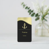 Gold Anchor Visitekaartje (Staand voorkant)