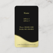 Gold Anchor Visitekaartje (Achterkant)