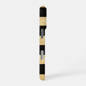 Gold and Black IPhone 16 Pro Case Hoesje (Rechterkant)