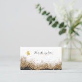 Gold and black visitekaartje (Staand voorkant)