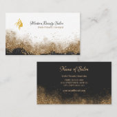 Gold and black visitekaartje (Voorkant / Achterkant)