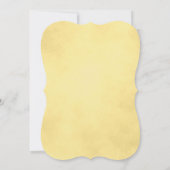 Gold and Blue Hanukkah Party Kaart (Achterkant)