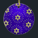 Gold and Crystal Star of David Hanukkah Ornament<br><div class="desc">Holiday themed items designed by Umua. Printed and shipped by Zazzle or their affiliates.</div>