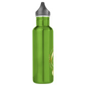 Gold and Green Musical Note Water Bottle Waterfles (Links)