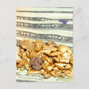 Gold And Money Briefkaart