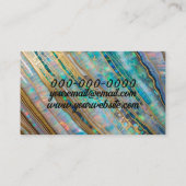 Gold and Opal Visitekaartje (Achterkant)