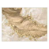 Gold and Pearl - Splatter and flow Tafelkleed (Voorkant (Horizontaal))