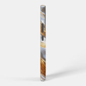 Gold and Silver Liquid Metal – Luxury Abstract Samsung Galaxy Hoesje (Rechterkant)