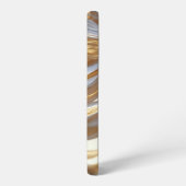 Gold and Silver Liquid Metal – Luxury Abstract Samsung Galaxy Hoesje (Linkerkant)