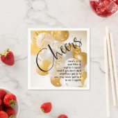 Gold and White Balloons Party Servet (Insitu)