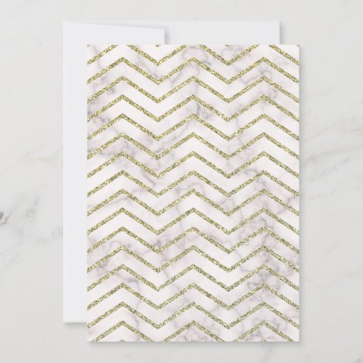 Gold and White Trunk Party "Off to College" uitnod Kaart (Achterkant)