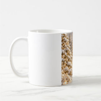 Gold and White Winter Wonderland Art Koffiemok