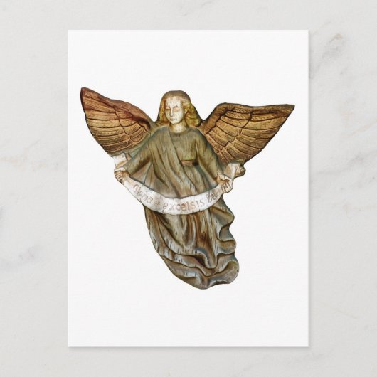 Gold Angel Briefkaart (Voorkant)