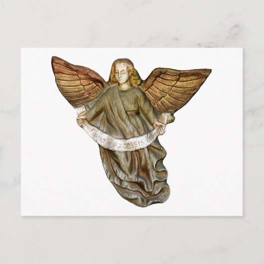 Gold Angel Briefkaart (Voorkant)